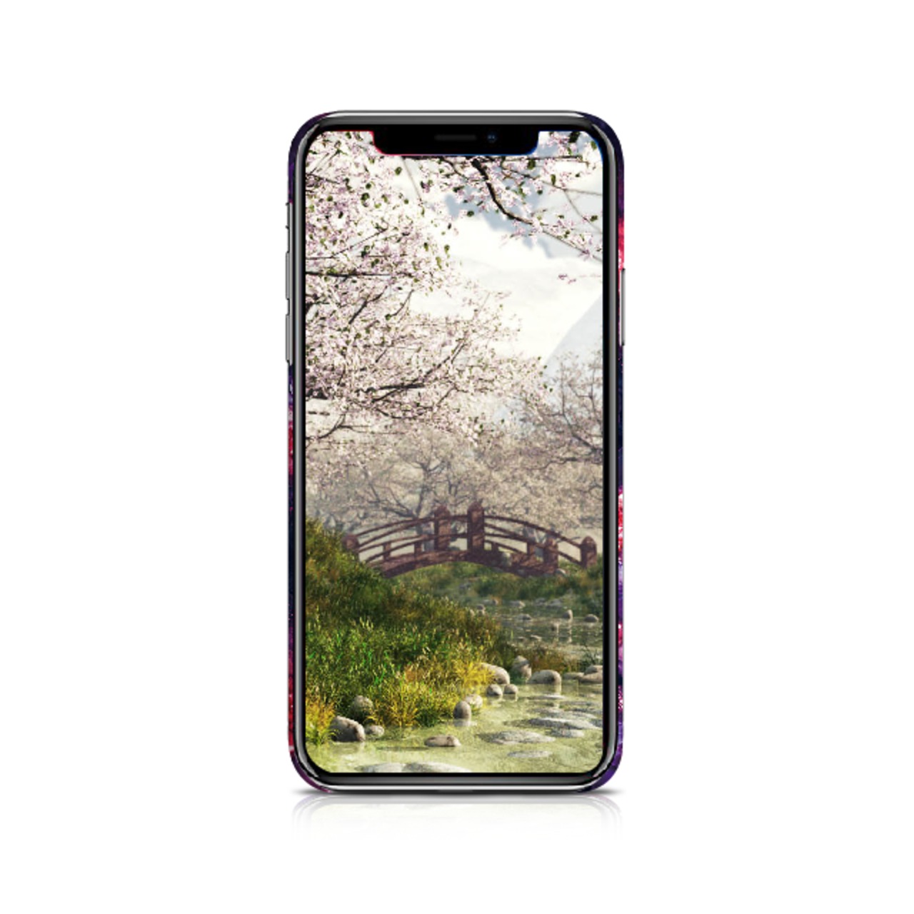 牡丹 - 和風 iPhoneケース