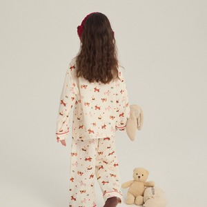 秋アニマル柄パジャマセット