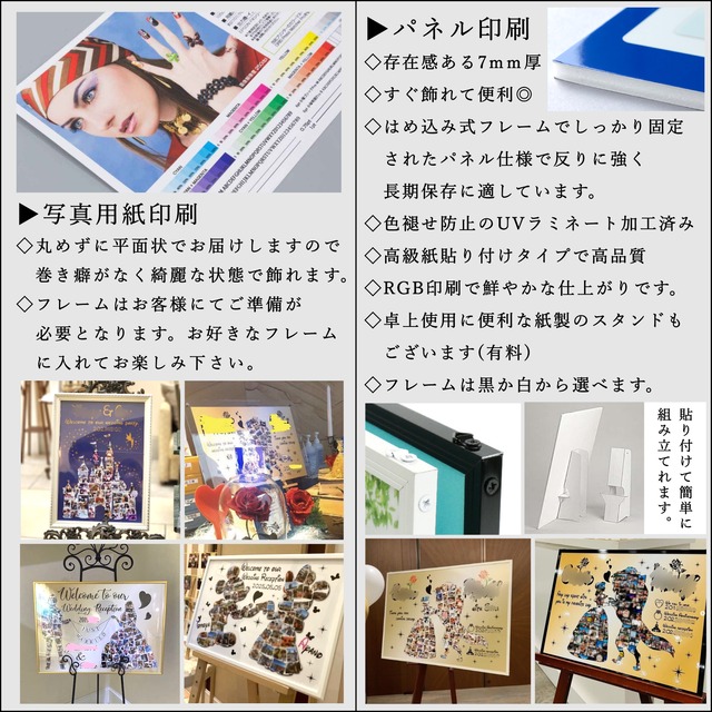 ハート型コラージュ / ウェルカムボード 結婚式 二次会 プレゼント ハート型コラージュ / ウェルカムボード 結婚式 二次会 プレゼント