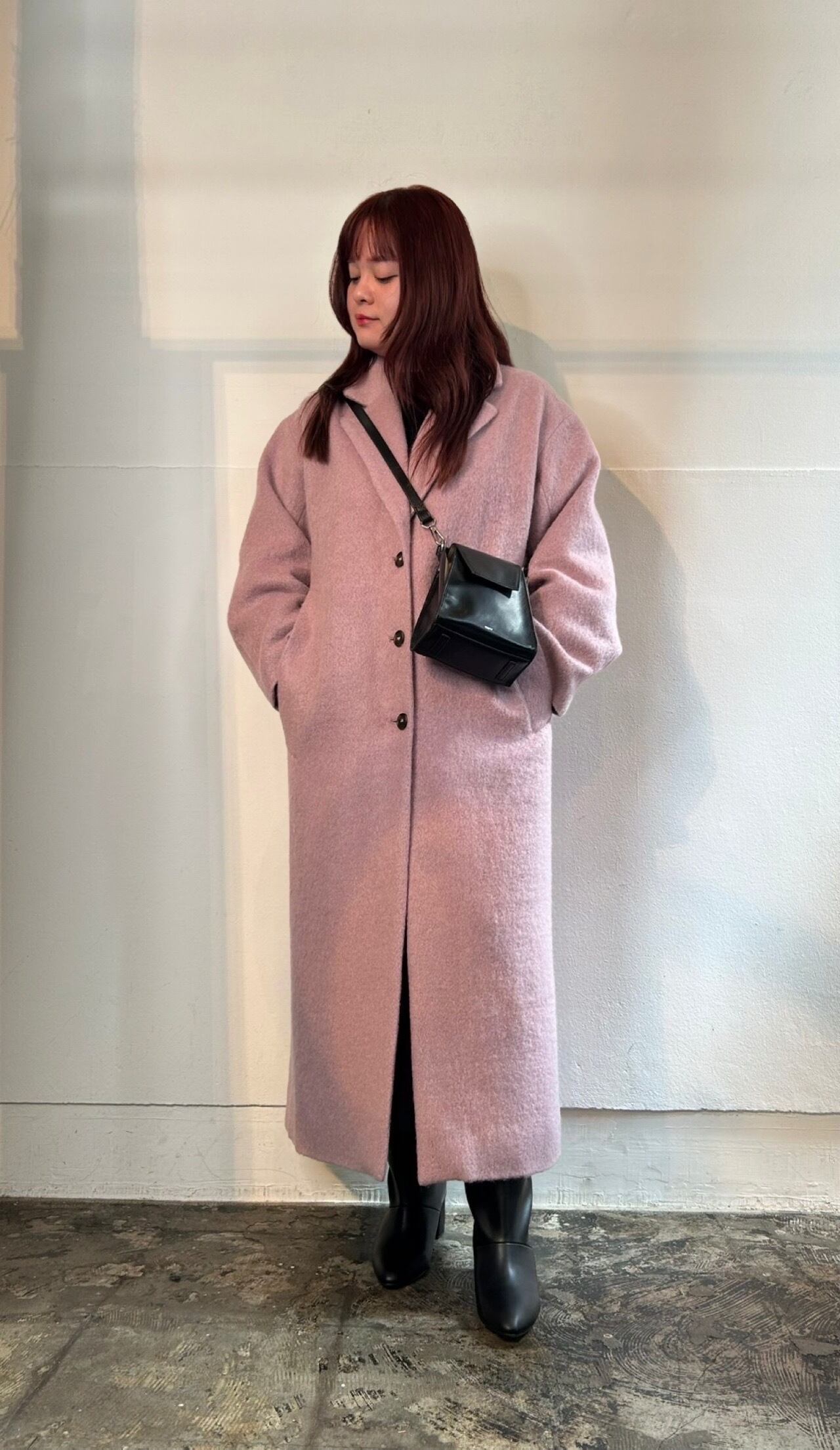 11/24ライブ配信 CLOCHE／シャギーロングコート | LUCY LUE