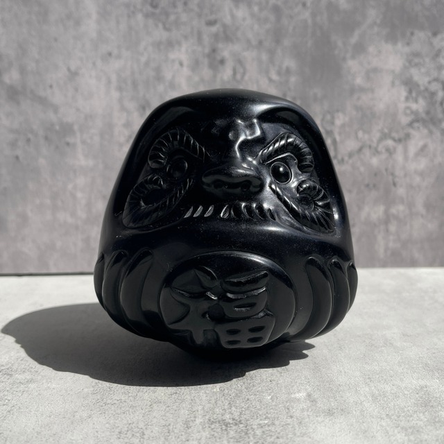 《アウトレット価格》【ブラックオブジディアン】福・だるま・縁起物｜鉱物 天然石 パワーストーン