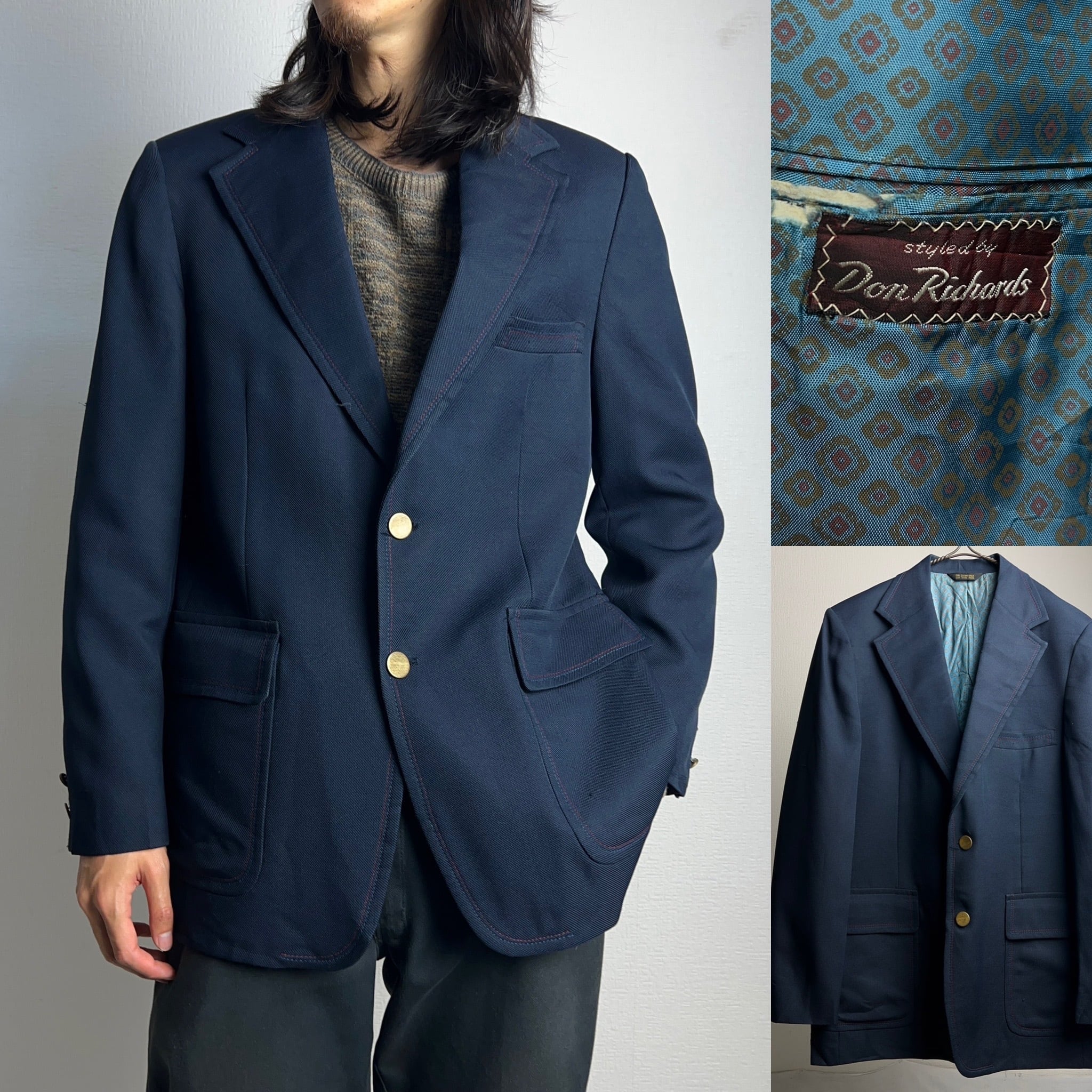 70's Blazer Tailored Jacket 70年代 ブレザー テーラードジャケット