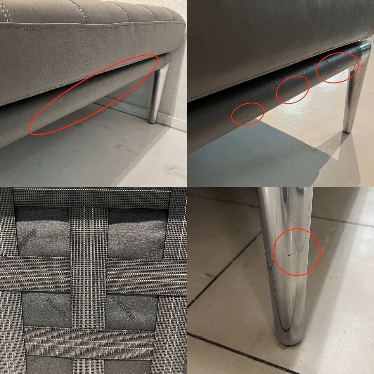 Cassina カッシーナ VOLAGE ヴォラージュ オットマン スツール 本革