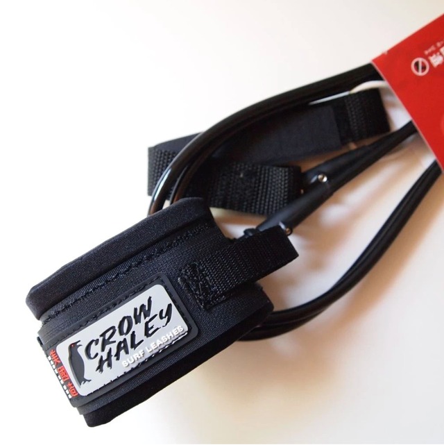 [CROW HALEY] クロウハーレー リーシュ 9ft ANKLE REGULAR  matte black