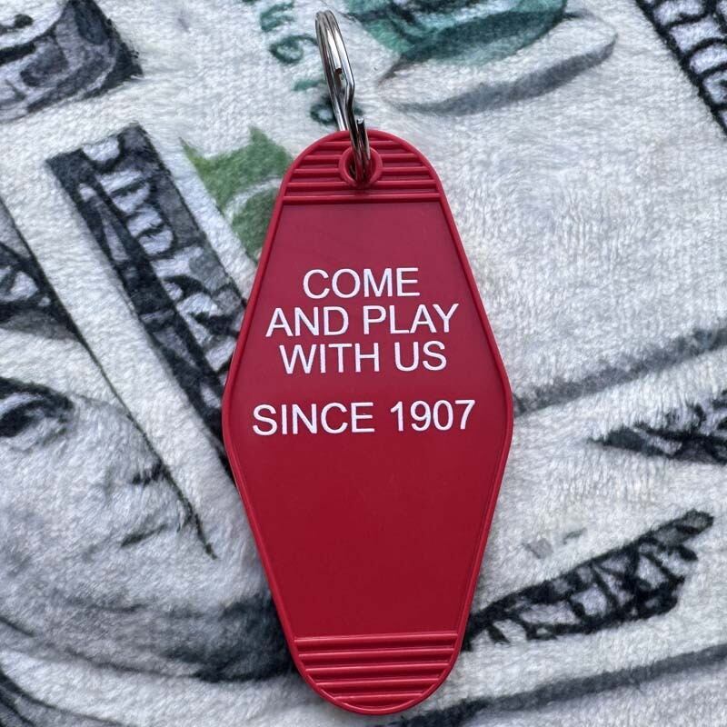 Old Motel Keyholder、古いホテルのキーホルダー シャイニング、13日の