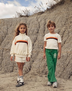 MINI RODINI/Alien City FC Half Zip Sweatshirt