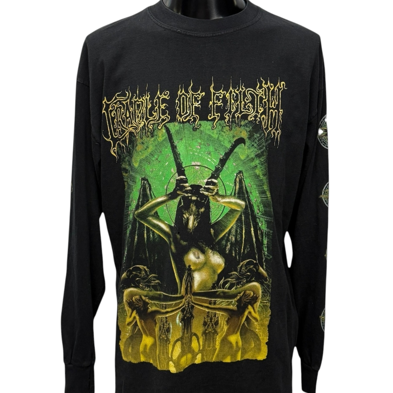 【CRADLE OF FILTH】クレイドル・オブ・フィルス "GOD BLESS SATAN CARESS" 00's ロングスリーブTシャツ