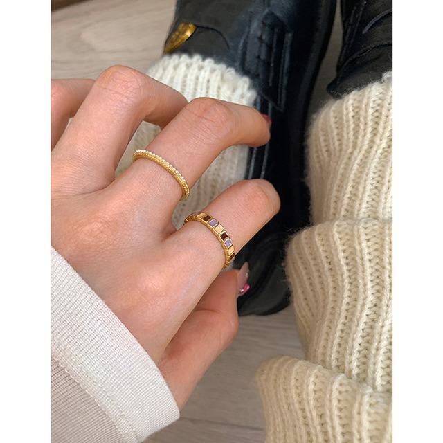 suzyaccキャラメルorパールリング 2s