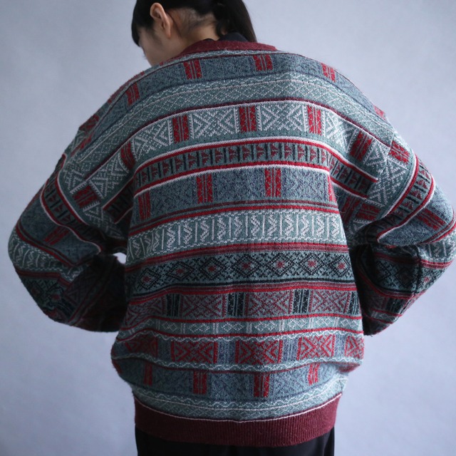good coloring traditional pattern 5b loose silhouette cardigan