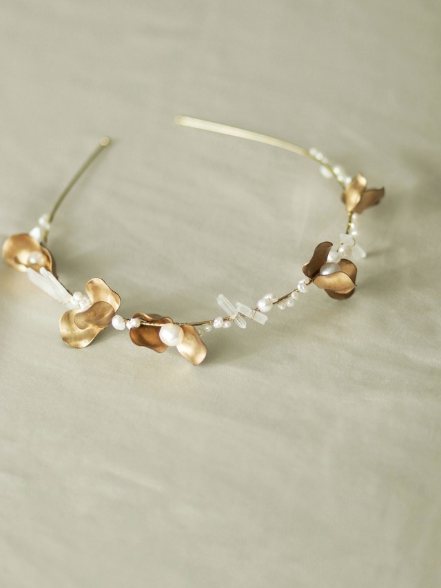 gold × pearl Ⅲ headband