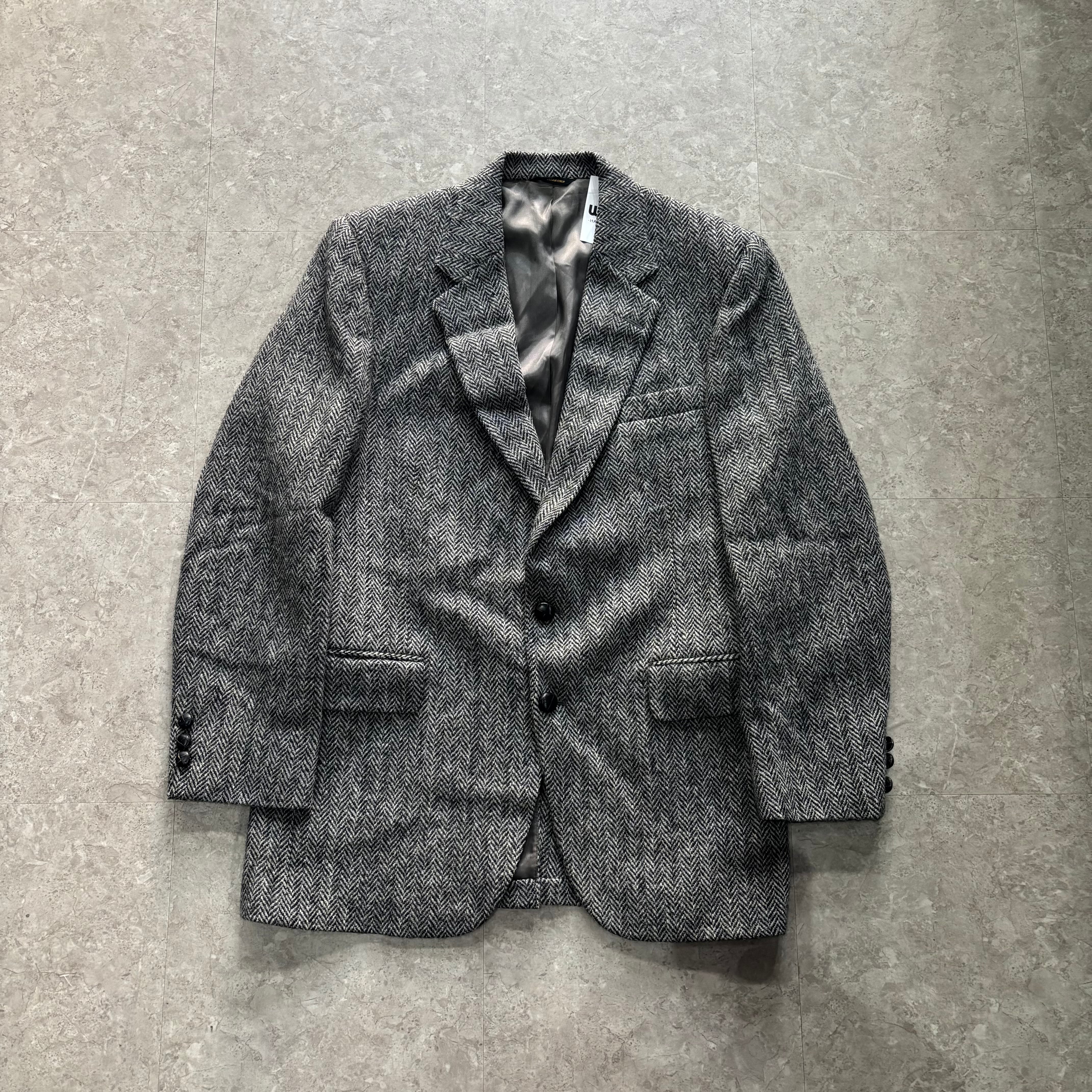 ~90s Burlington Club "Harris Tweed" tailored jacket【仙台店】