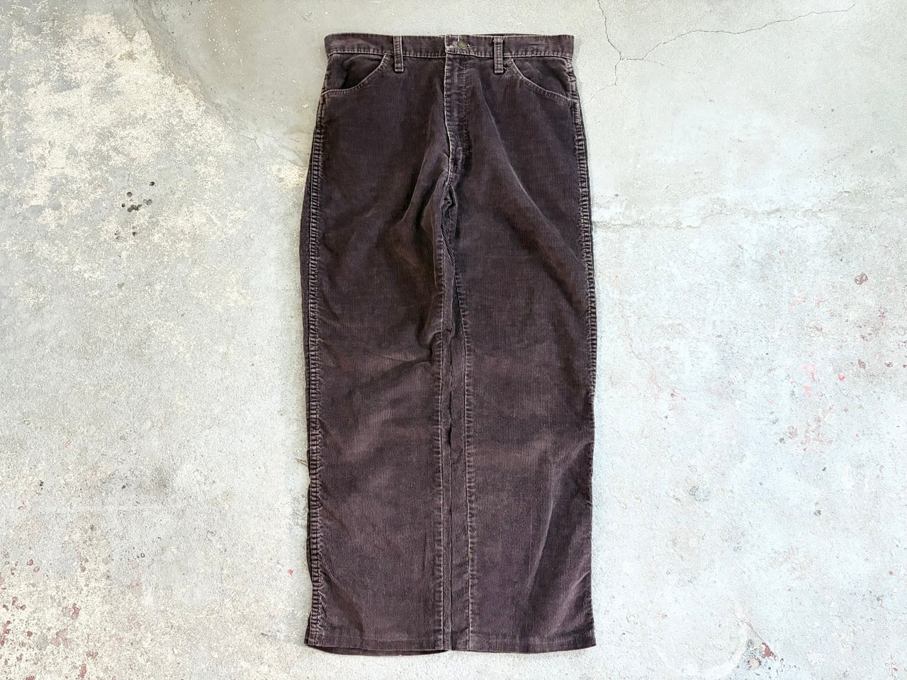 80s RUSTLER Corduroy pants BROWN MADE IN USA