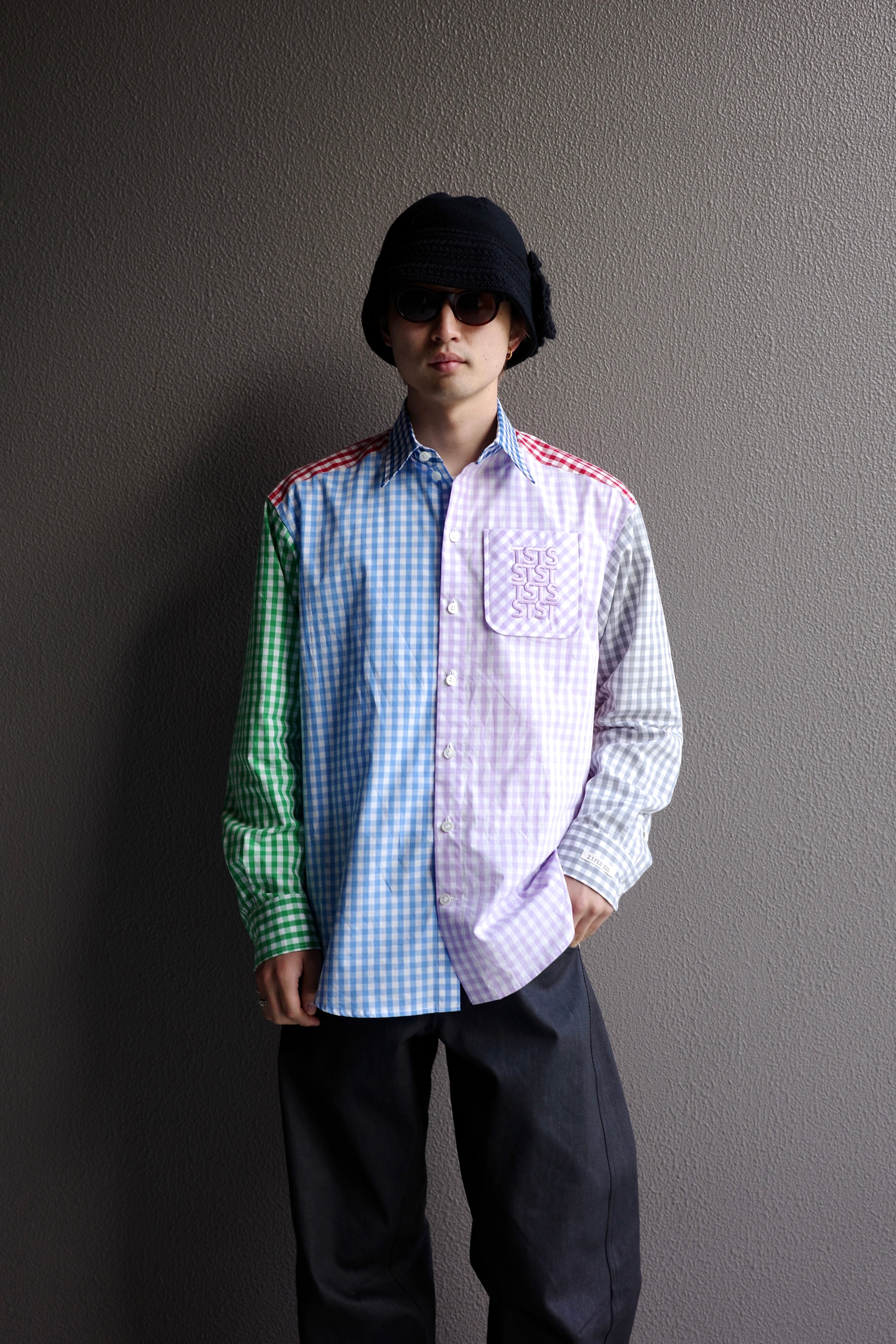 TSTS ギンガムチェックシャツ TSTS / TSTS GINGHAM SHIRT / BLUE