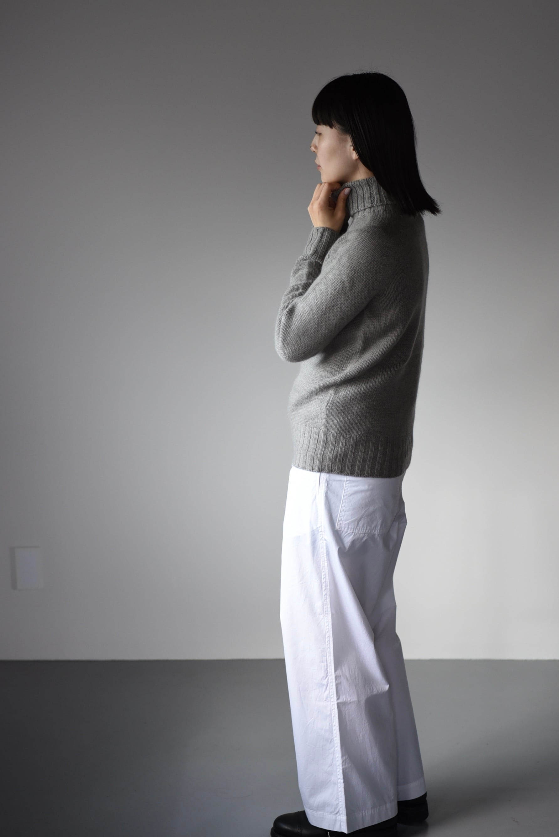 eleven 2nd｜イレブンセカンド｜ヤクタートルネックセーター ｜グレー