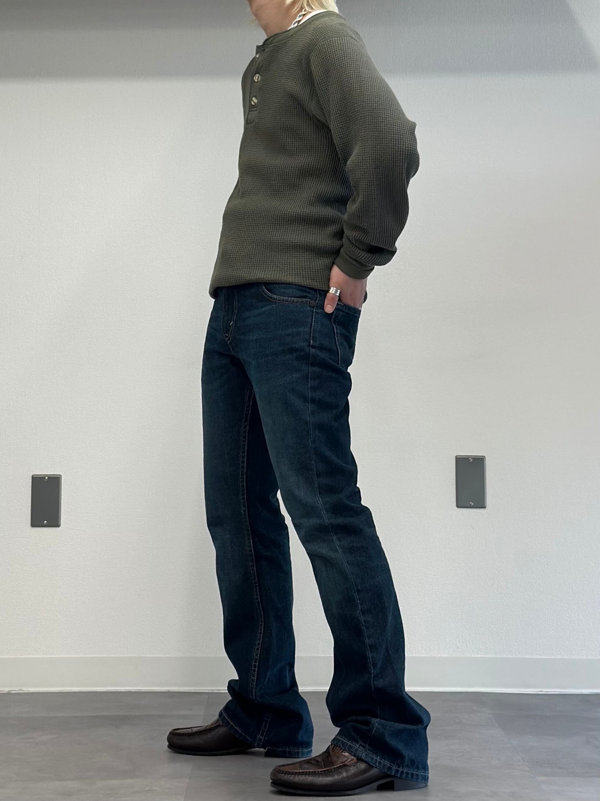 00s Levi's 527 Boot Cut Denim Pants | miyabi clothing store