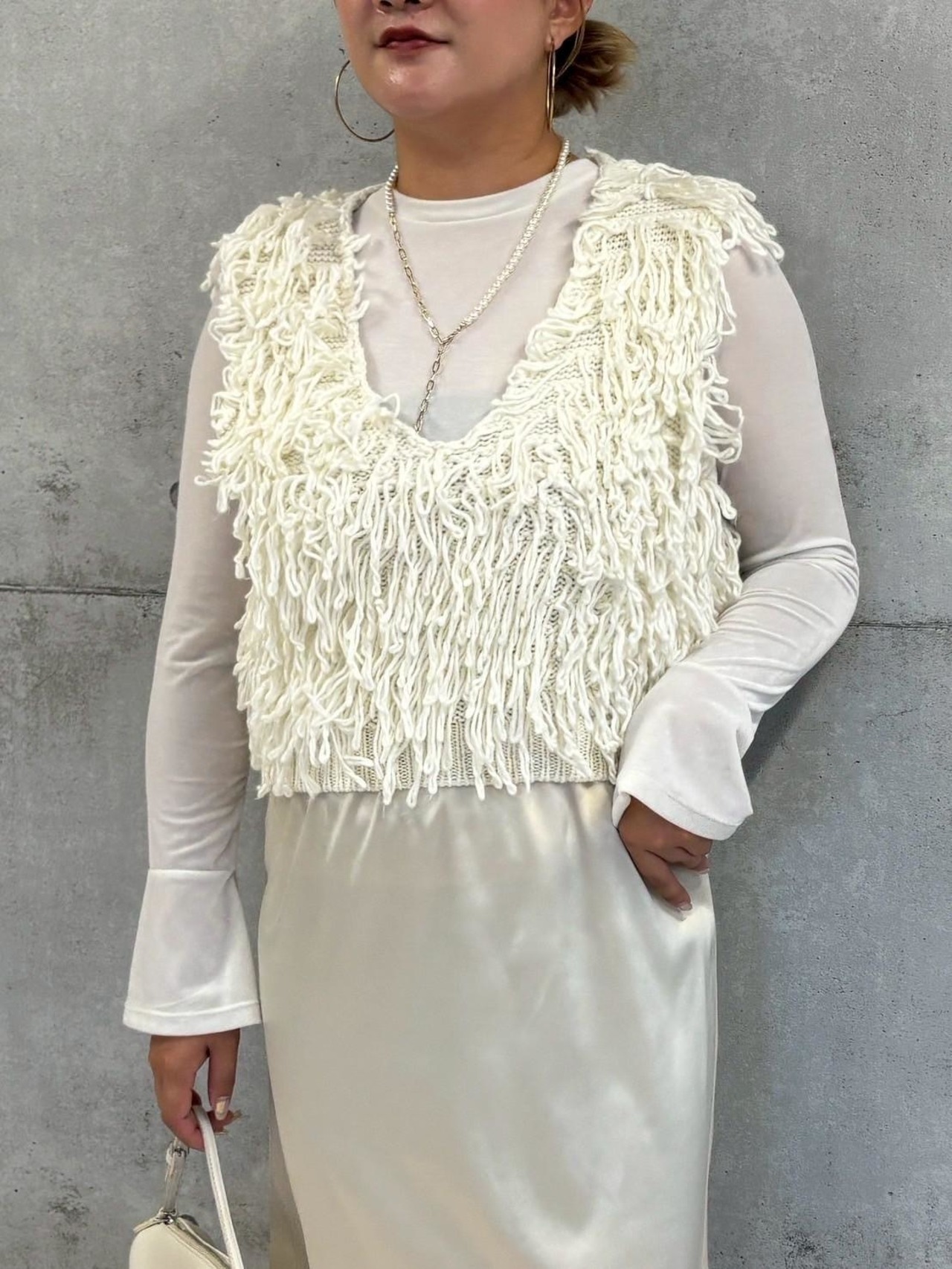 ROSIEE ループ編みニットベスト 791232