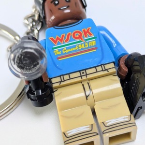 ★ブロックフィギュアキーホルダー★【 Stranger Things / ストレンジャーシングス 】 ルーカス・シンクレア / Season5 〚アメリカン雑貨 アメトイ〛