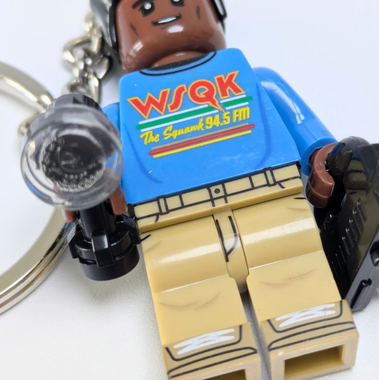 ★ブロックフィギュアキーホルダー★【 Stranger Things / ストレンジャーシングス 】 ルーカス・シンクレア / Season5 〚アメリカン雑貨 アメトイ〛