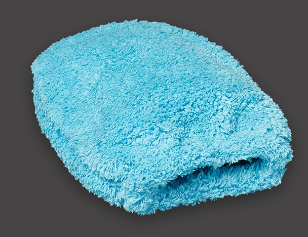 クレイジーバッグ(両面同素材ミット式タオル)｜マイクロファイバー