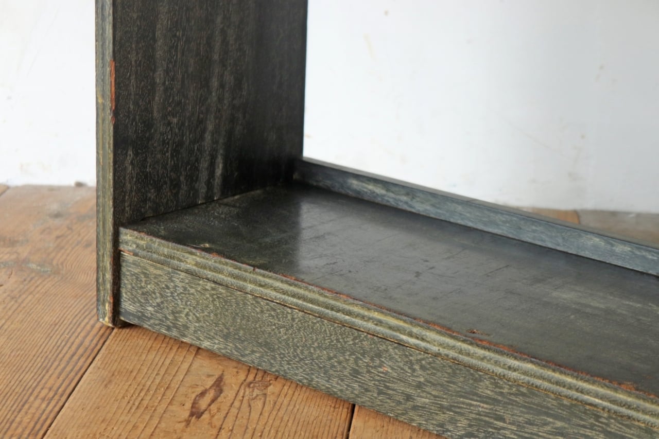 レトロ 本棚 ブックシェルフ オープンシェルフ 飾り棚 ラワン材