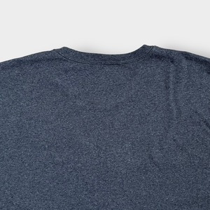 【Carhartt】XL ビッグサイズ Tシャツ T-SHIRT ポケットTシャツ ポケT 半袖 ワンポイント カーハート ダークグレー ゆるだぼ US古着