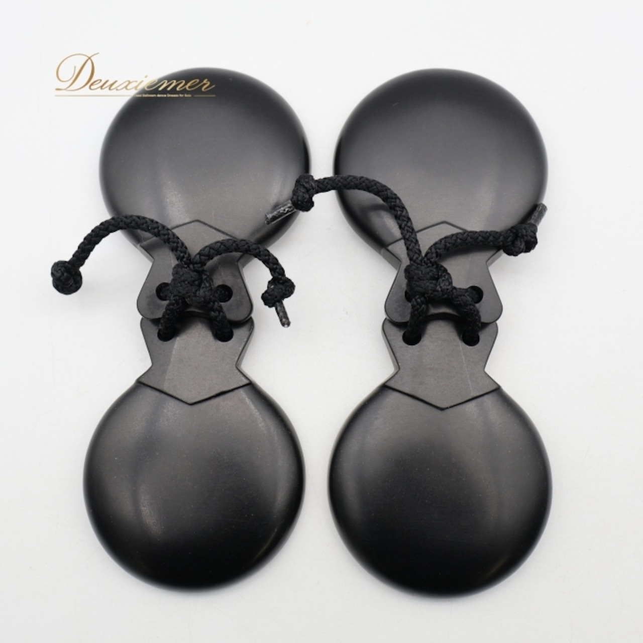 フラメンコ 小物 パリージョ カスタネット ブラック系 FILIGRANA 楽器 小道具 舞台 ペア 両手 黒 ケース付き 発表会 レッスン 練習 ダンス小物 パフォーマンス フラメンコ用品