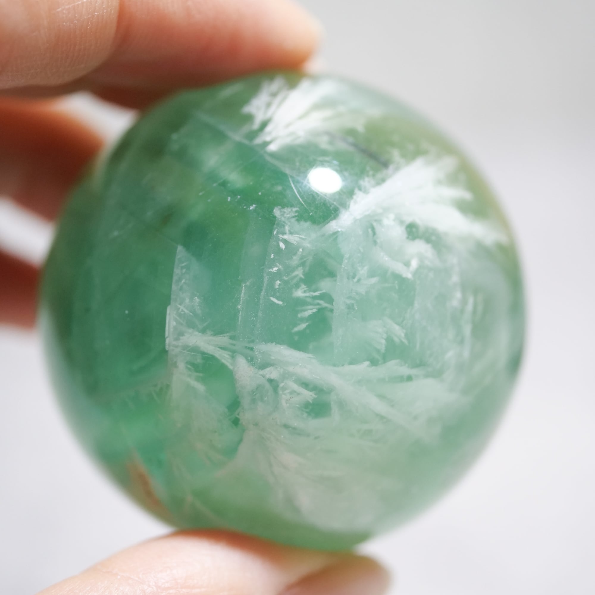 エンジェル フェザー フローライト【φ4.8cm】/ スフィア | ariife.公式