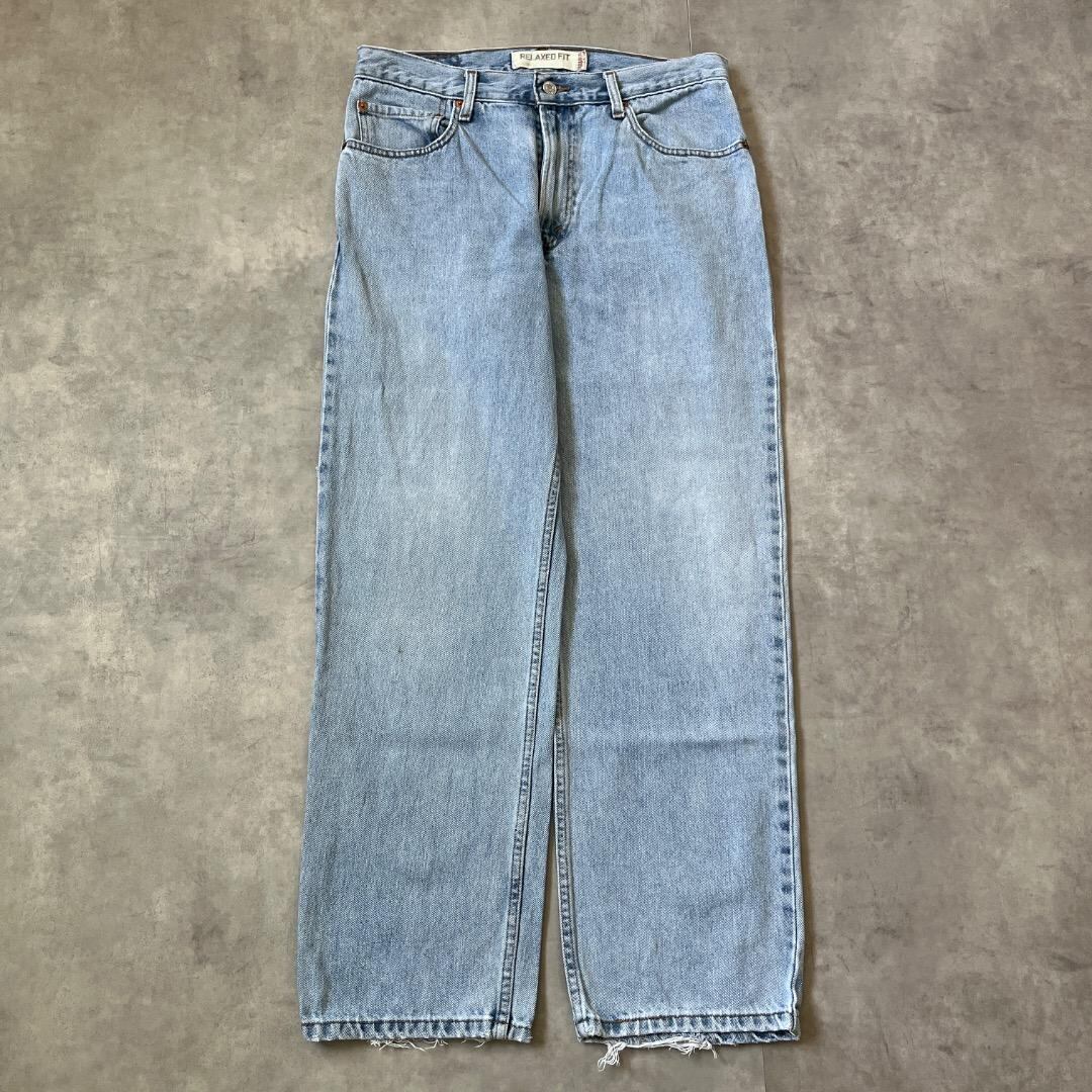 リーバイス550 Levis W32 ブルーデニム 青 古着 00s 17515
