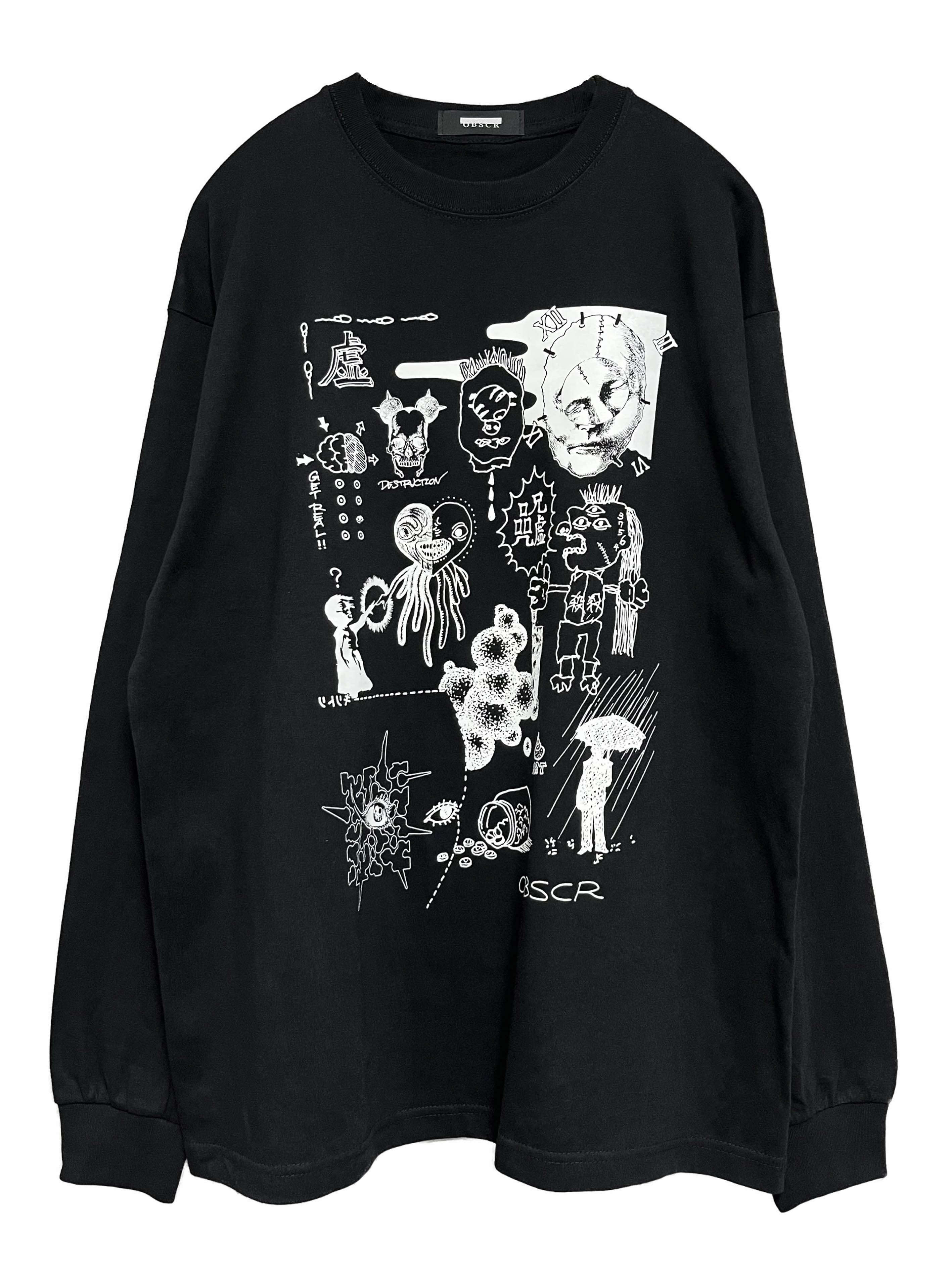 ビッグシルエットロングスリーブTシャツ OBSCR21 | OBSCR