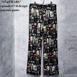 "STARWARS"episode4〜6 design pajamas pants