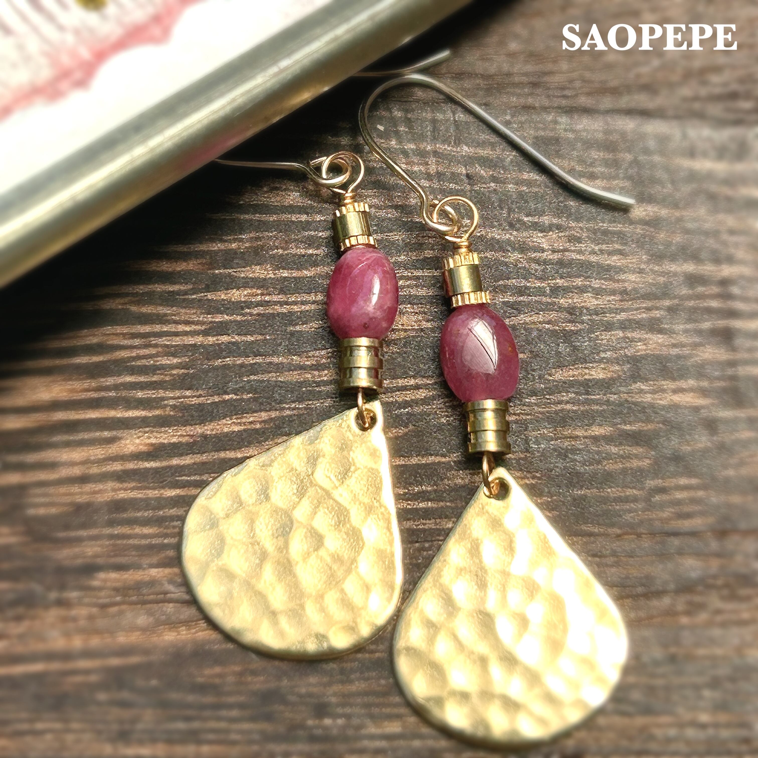 ピアス Ruby ピアス Ruby ピアス Ruby ZX Silver, Ruby Earrings - South