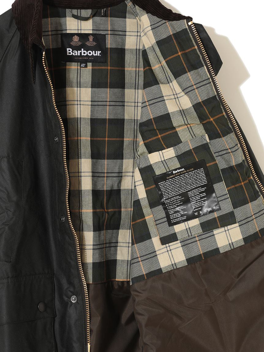 Barbour(ﾊﾞﾌﾞｱｰ) - OS BEDALE WAX JACKET/GREY(ｵｰﾊﾞｰｻｲｽﾞﾋﾞﾃﾞｲﾙ/ｸﾞﾚｰ