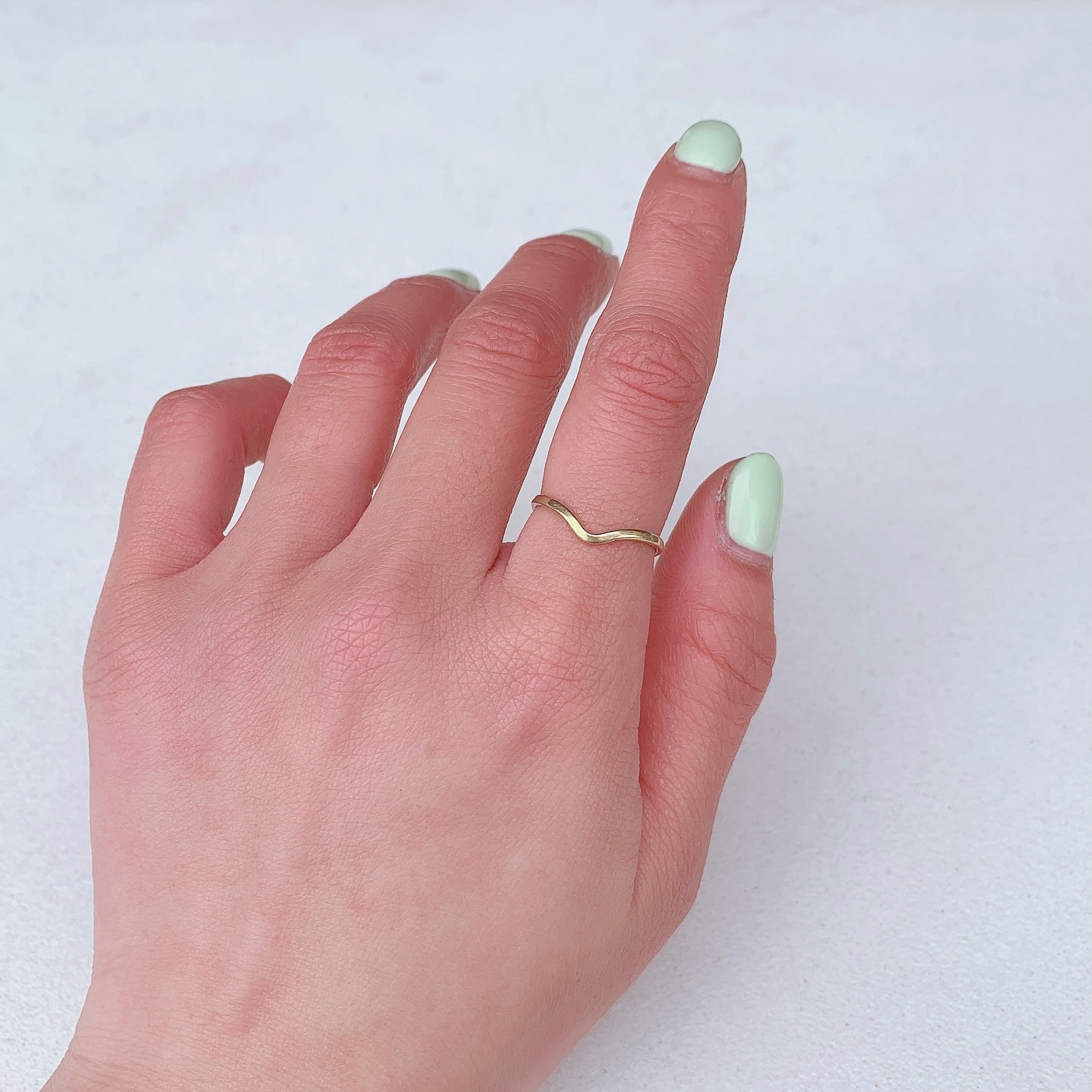 Brass〉V ring / 1.5mm | glanta