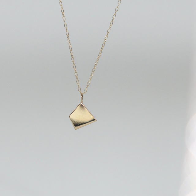 〈K10 yellow gold〉Bit [small] necklace