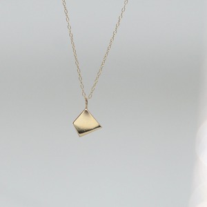 〈K10 yellow gold〉Bit [small] necklace