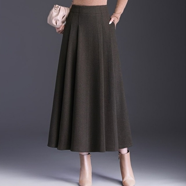 フレアロングスカート Me1606