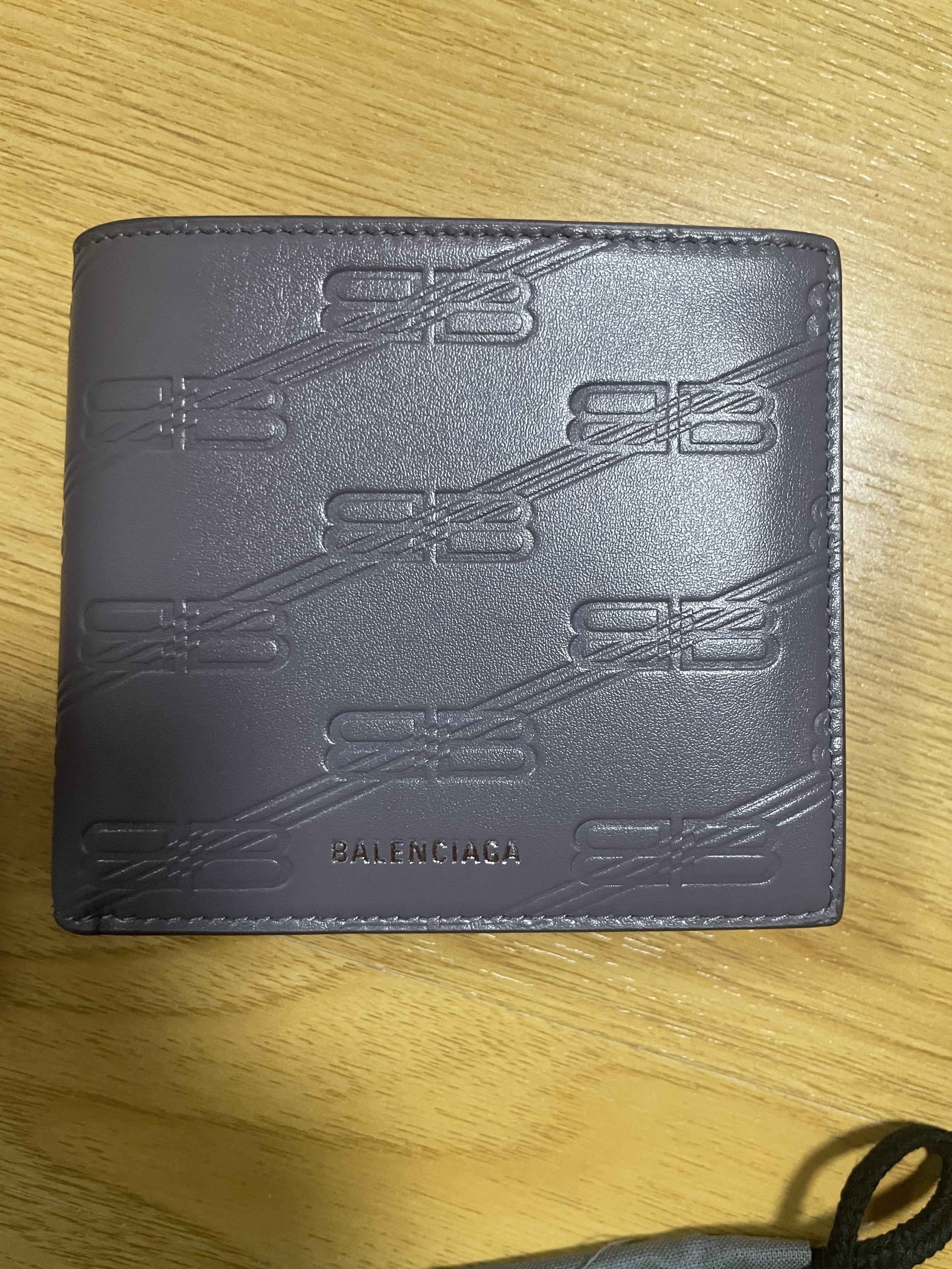 ALENCIAGA BB MONOGRAM スクエア フォールド 二つ折りウォレット