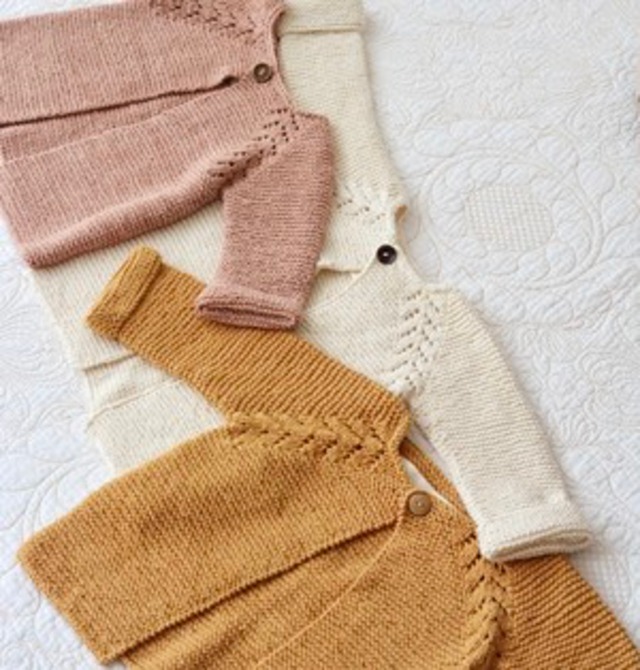 【即納】eco cotton cardigan (pink) エココットンカーディガン　（ピンク)