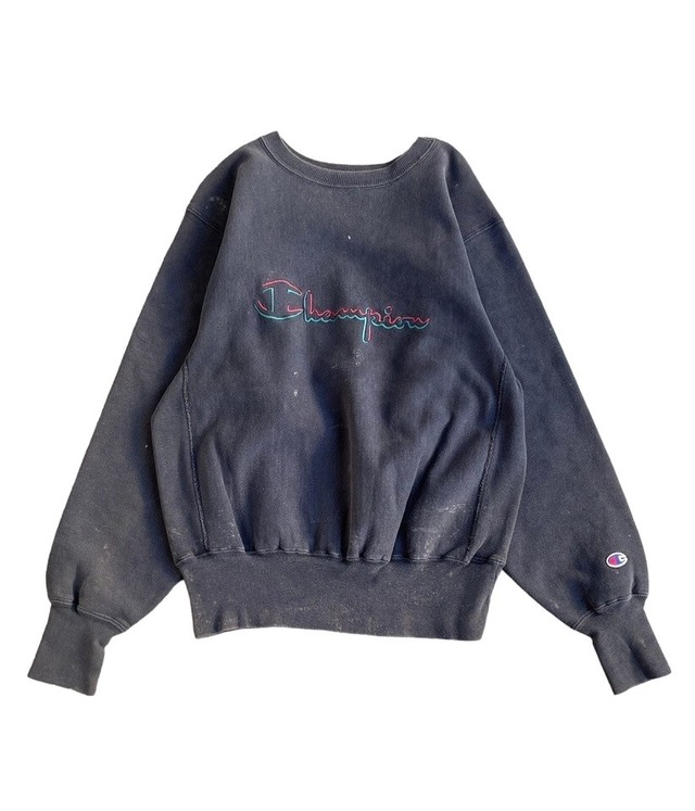 Vintage 80-90s Champion reverse weave sweatshirt -Black logo-