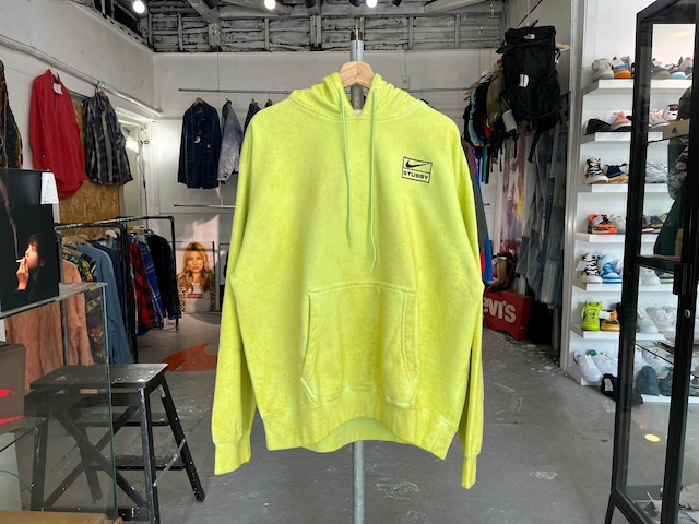 NIKE × STUSSY U NRG RA WASH ED PO HOODIE DM1021-702 YELLOW MEDIUM 38165