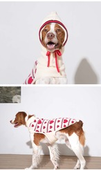 【PUPPYGALLERY公式】ラブエディションニットベスト＆ボンネット【アイボリー】