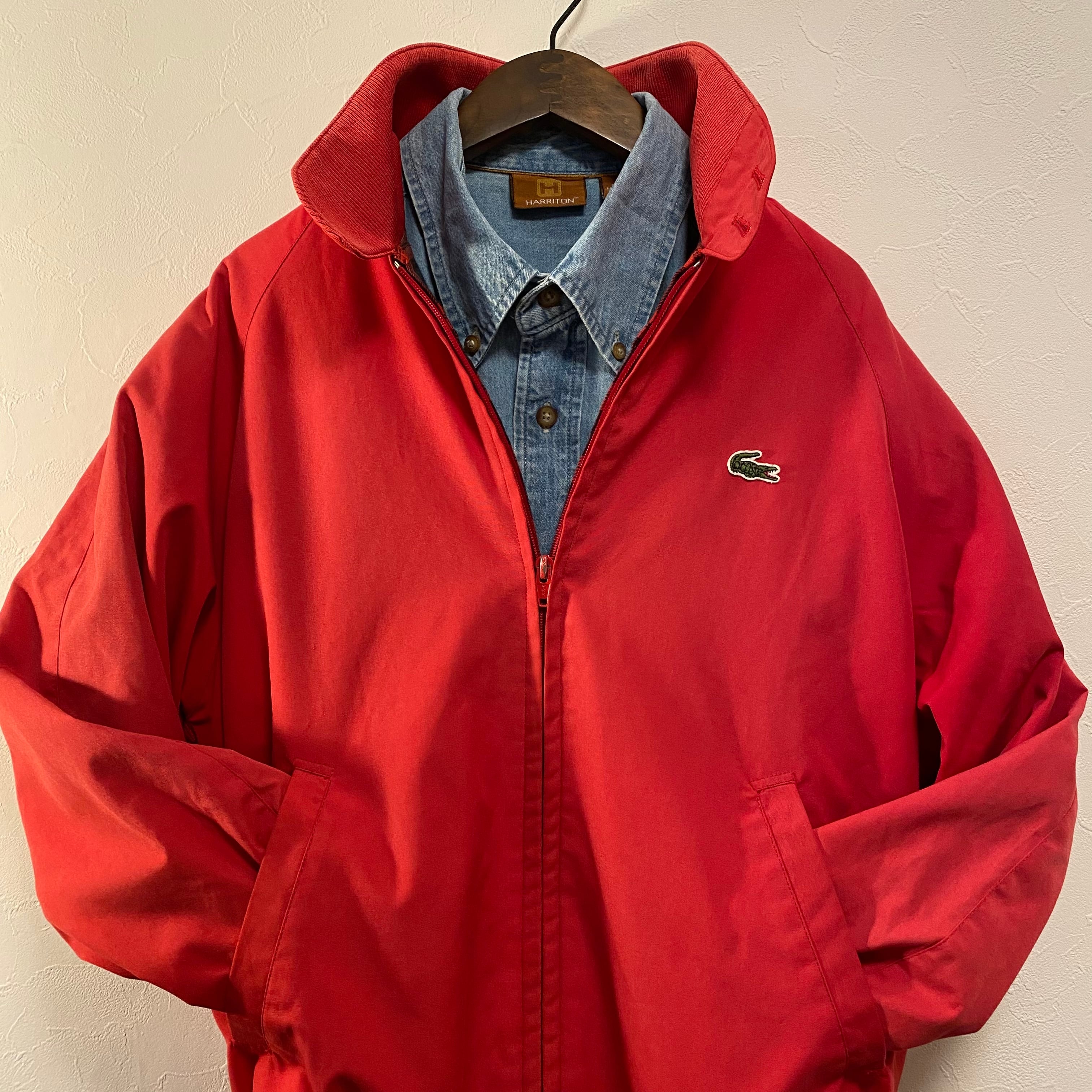 90s LACOSTE Harrington jacket {90s ラコステ ハリントンジャケット 古着 メンズ} ユニセックス