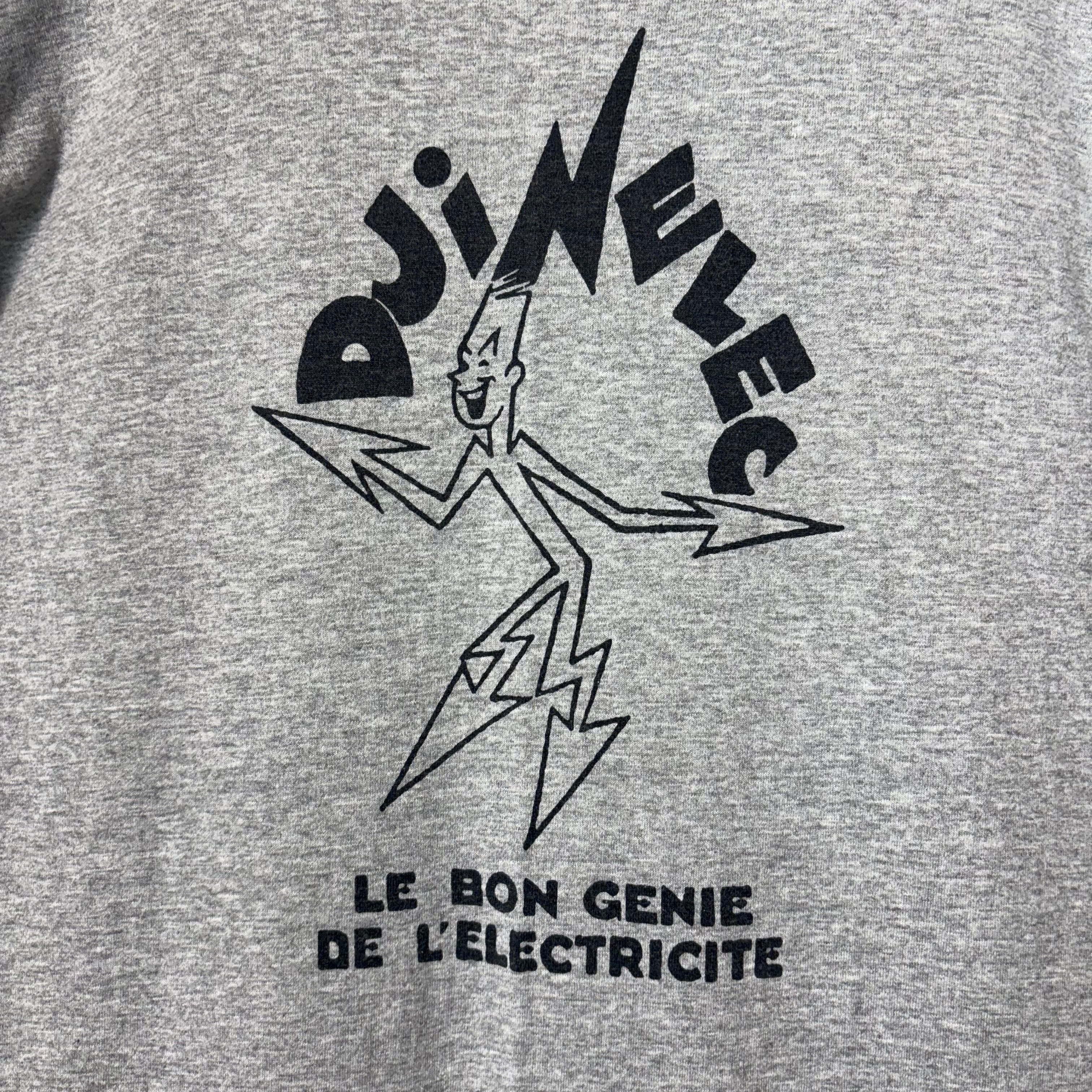 USA製 80s DJINELEC キャラクター プリント リンガーT-sh Tシャツ