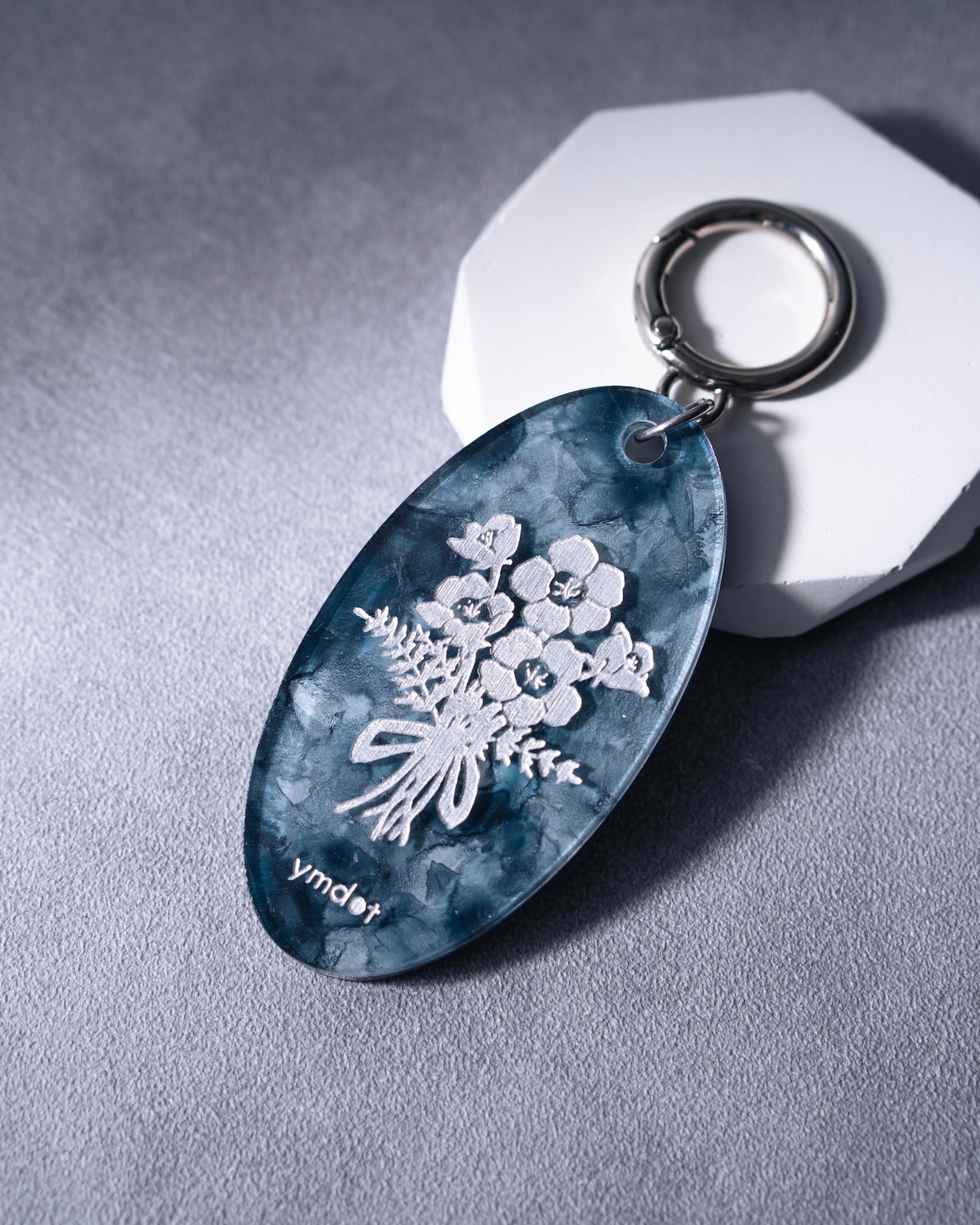 【数量限定】植物標本 key ring　◇ネモフィラ