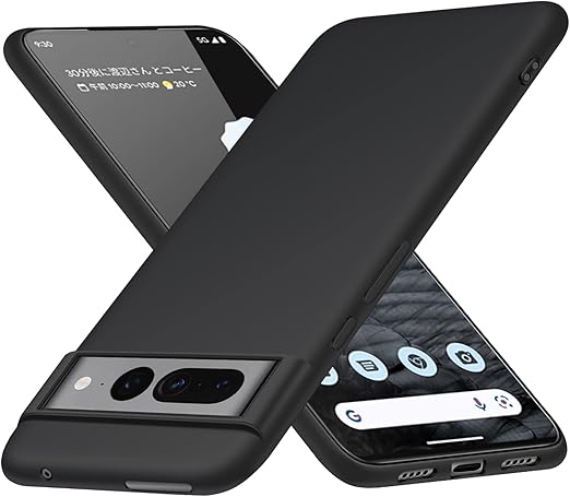 Pixel 7 Pro ケース シリコン ピクセル 7Pro スマホケース ソフト 黒