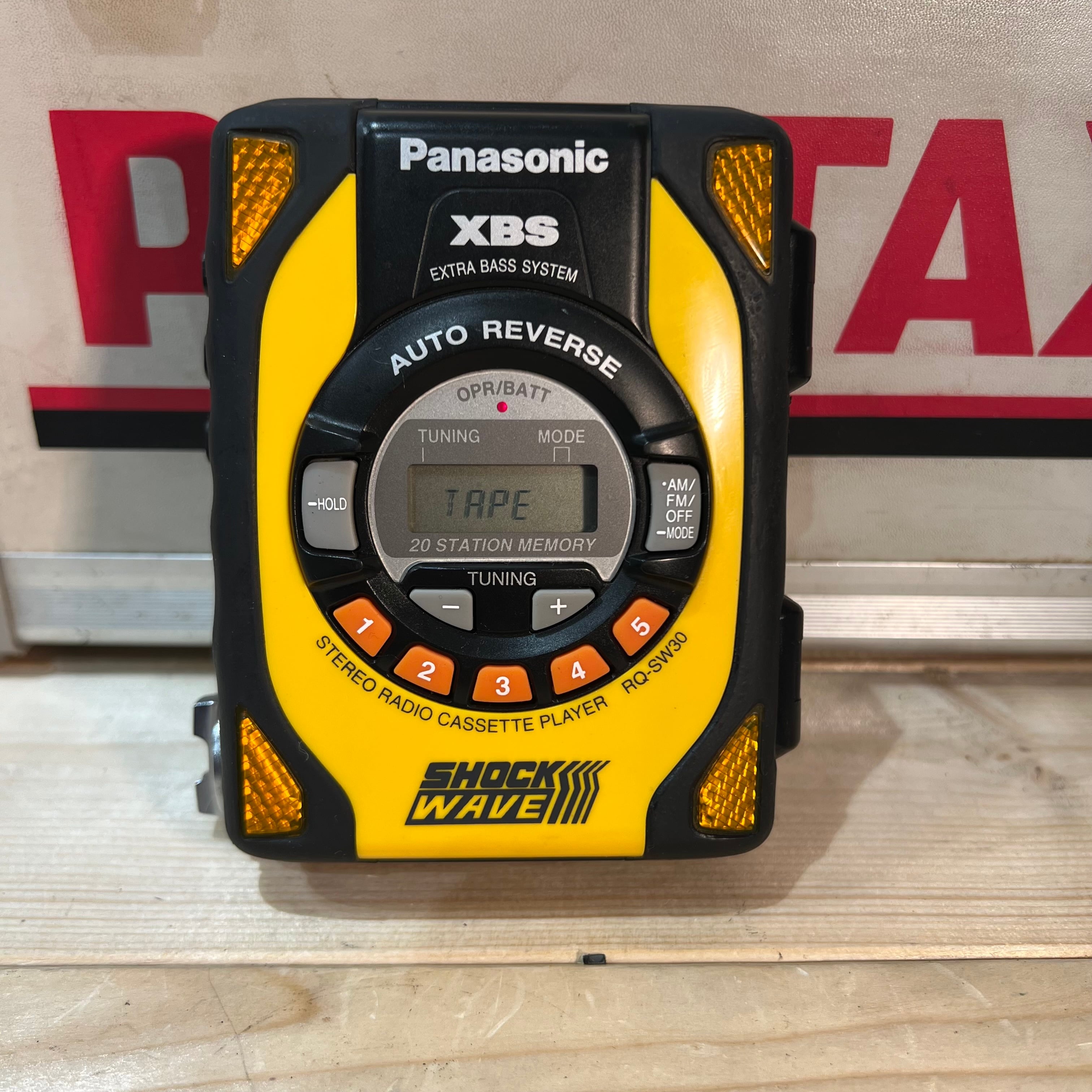 メンテ済完動品]パナソニックショックウェーブ カセットプレーヤー RQ