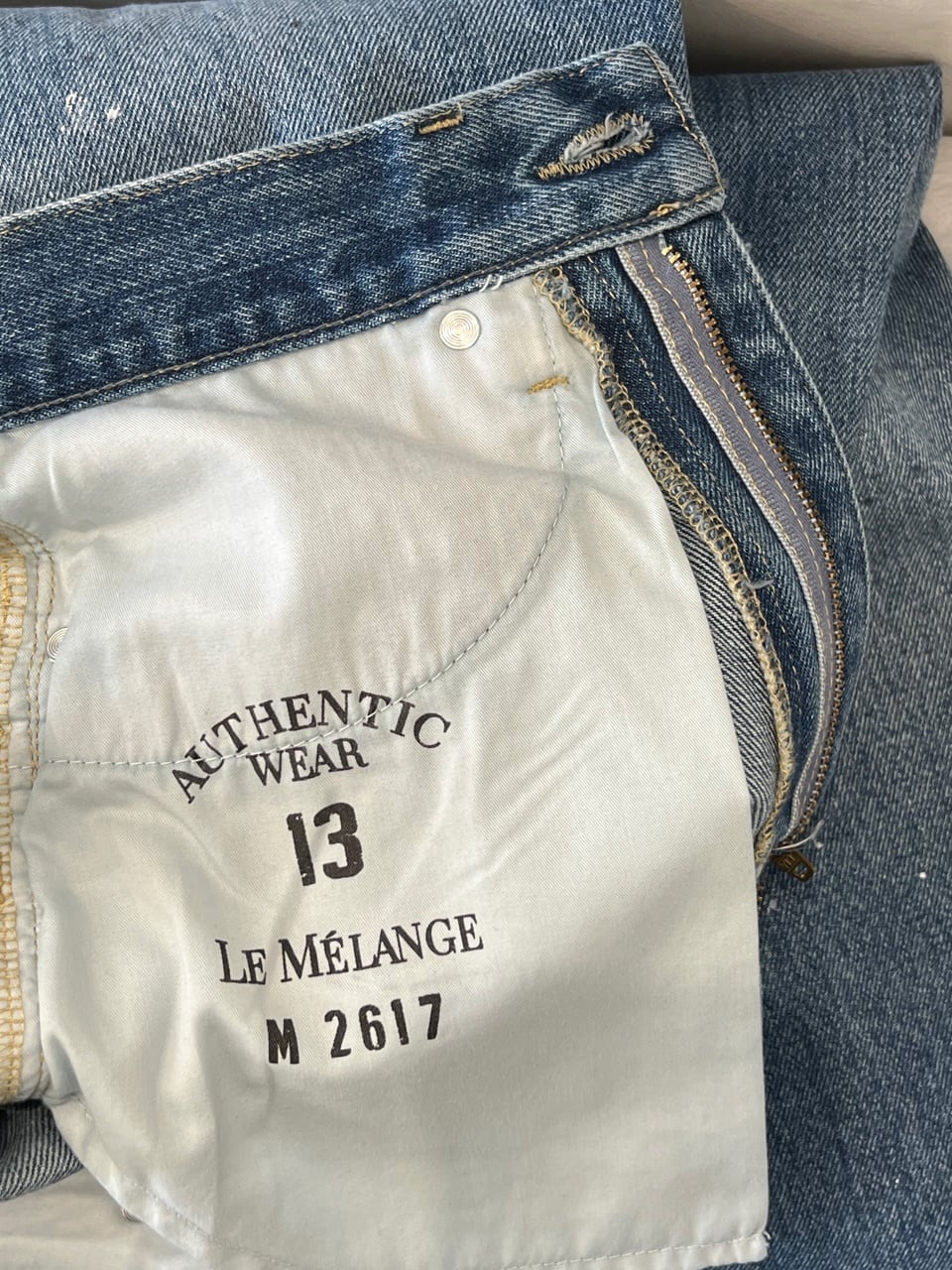 【LEMELANGE】ペンキングデニム　8613502