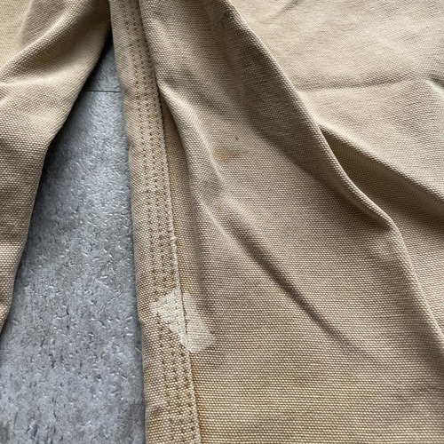 90s USA製 ブラウン ダブルニー Carhartt B01 33×32 詳細写真19