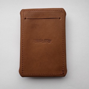 どこからでも開けられるコインケース【黒×ブラウン】