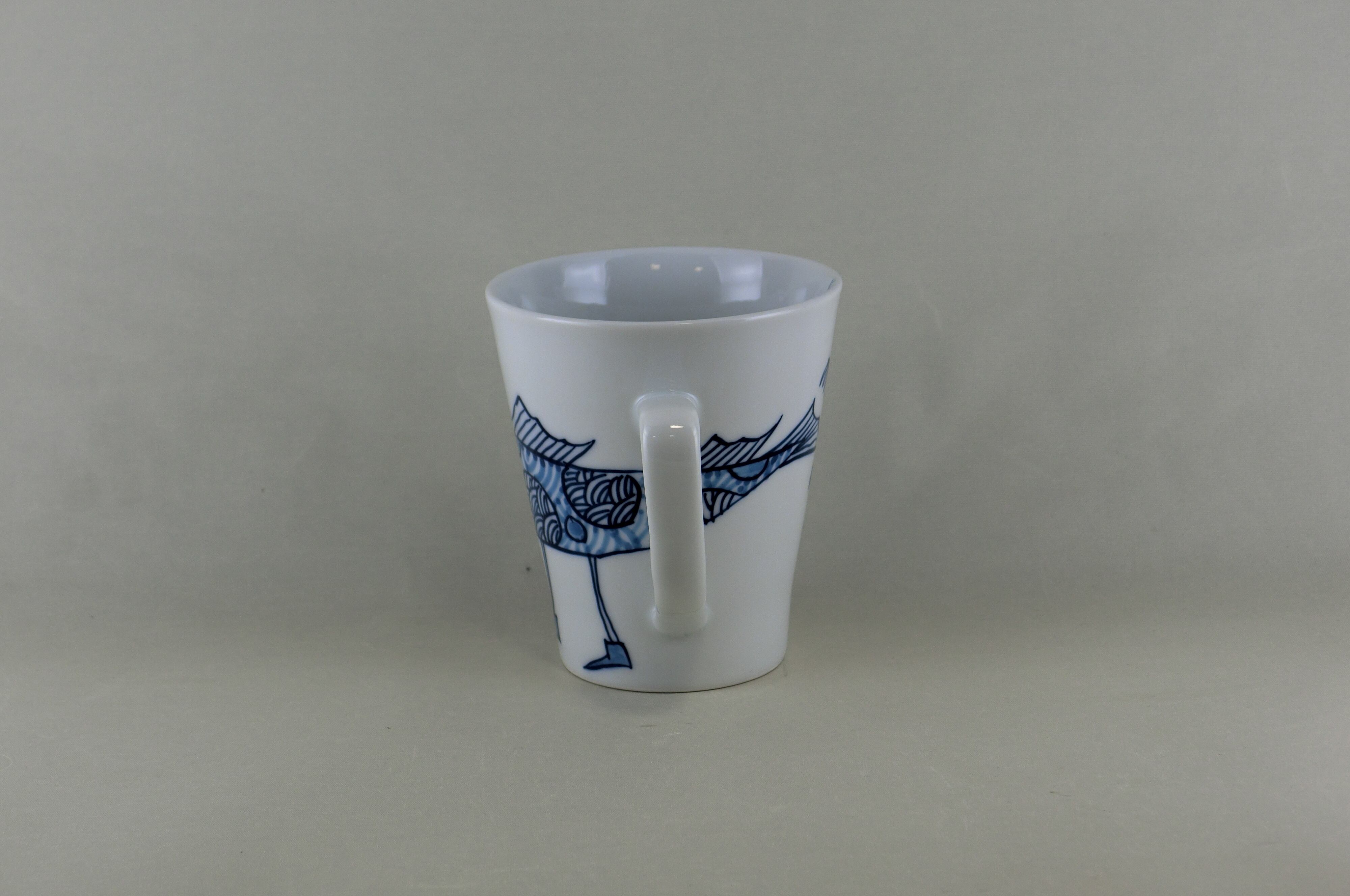 変魚シリーズ　マグカップ（青）